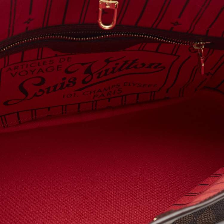 Pre Owned Louis Vuitton Damier Ebene Canvas Neverfull PM Bag