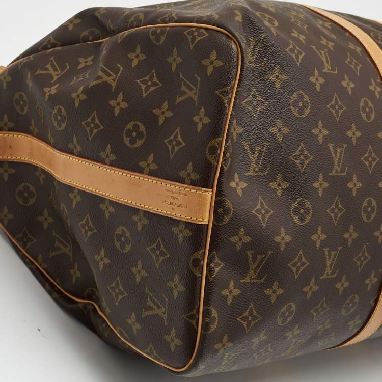 Pre Owned Louis Vuitton Monogram Canvas Keepall Bandouliere 55 Bag