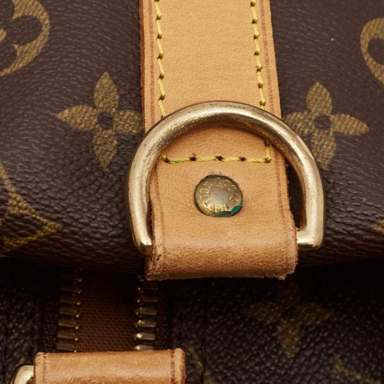 Pre Owned Louis Vuitton Monogram Canvas Keepall Bandouliere 55 Bag