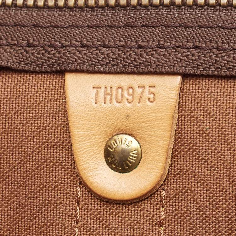 Pre Owned Louis Vuitton Monogram Canvas Keepall Bandouliere 55 Bag