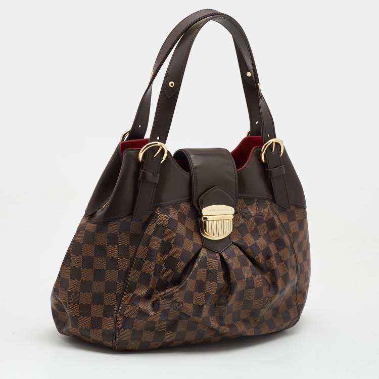 Pre Owned Louis Vuitton Damier Ebene Canvas Sistina GM Bag