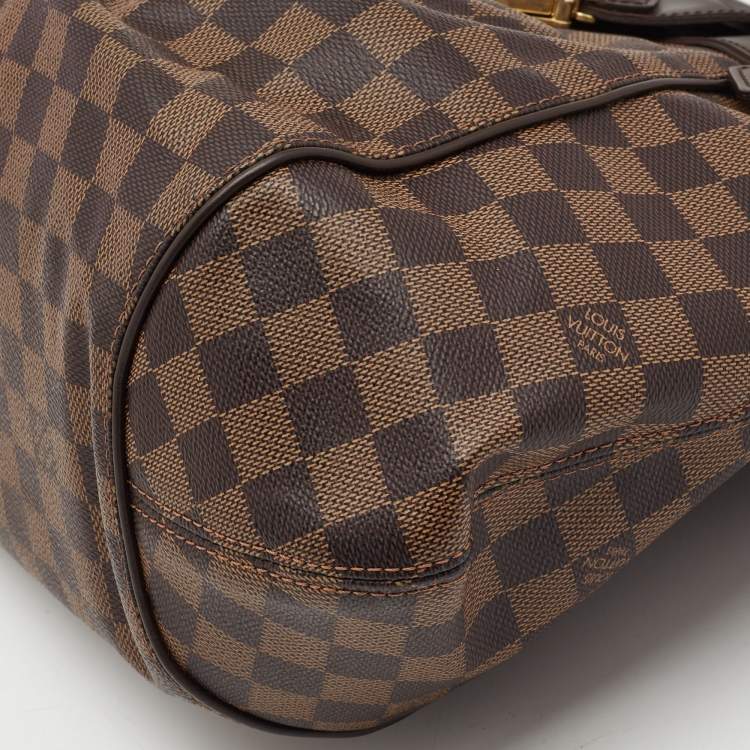 Pre Owned Louis Vuitton Damier Ebene Canvas Sistina GM Bag