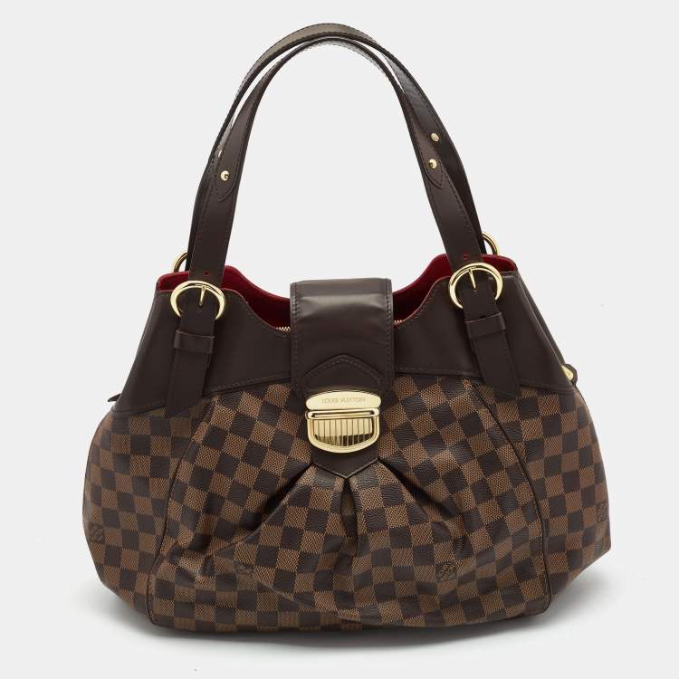 Pre Owned Louis Vuitton Damier Ebene Canvas Sistina GM Bag