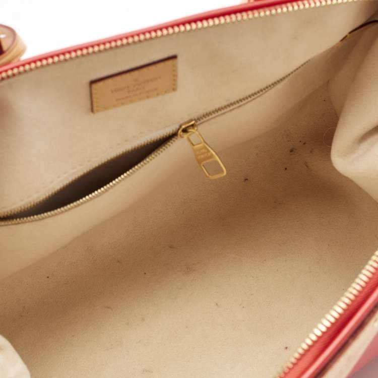 Pre Owned Louis Vuitton Coquelicot Epi Leather Doc PM Bag
