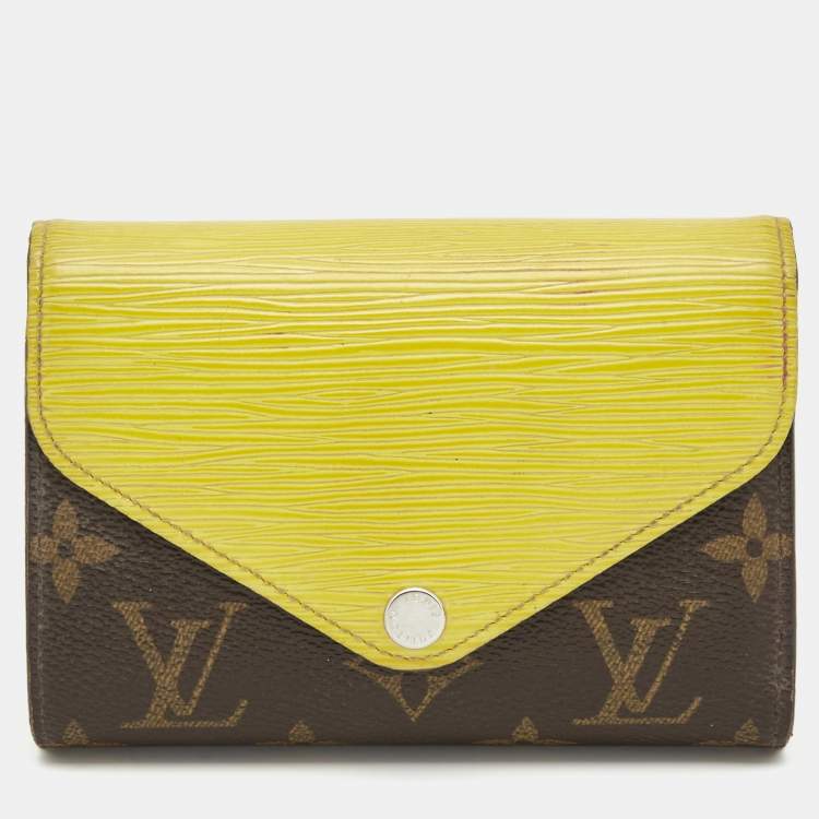 Louis Vuitton Pistache Epi Leather and Monogram Canvas Marie-Lou Compact  Wallet Louis Vuitton