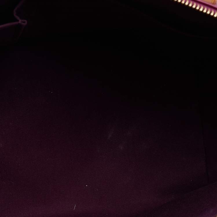 Pre Owned Louis Vuitton Violette Monogram Vernis Bellevue PM Bag