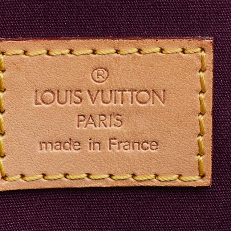 Pre Owned Louis Vuitton Violette Monogram Vernis Bellevue PM Bag