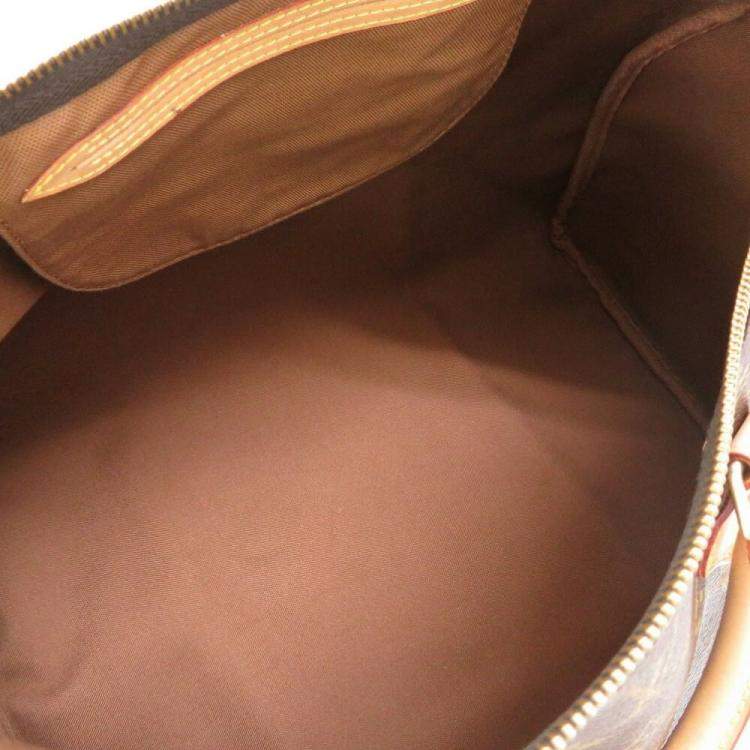 Pre Owned Louis Vuitton Brown Monogram Canvas Speedy 40 Top Handle Bag