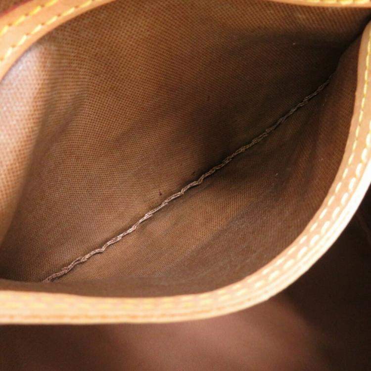Pre Owned Louis Vuitton Brown Monogram Canvas Speedy 40 Top Handle Bag