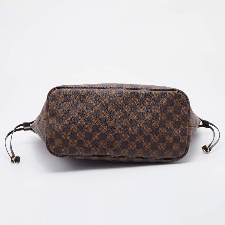 Pre Owned Louis Vuitton Damier Ebene Canvas Neverfull MM Bag