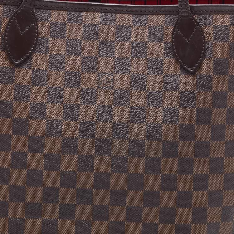 Pre Owned Louis Vuitton Damier Ebene Canvas Neverfull MM Bag