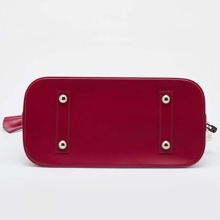Pre Owned Louis Vuitton Fuchsia Epi Leather Alma PM Bag