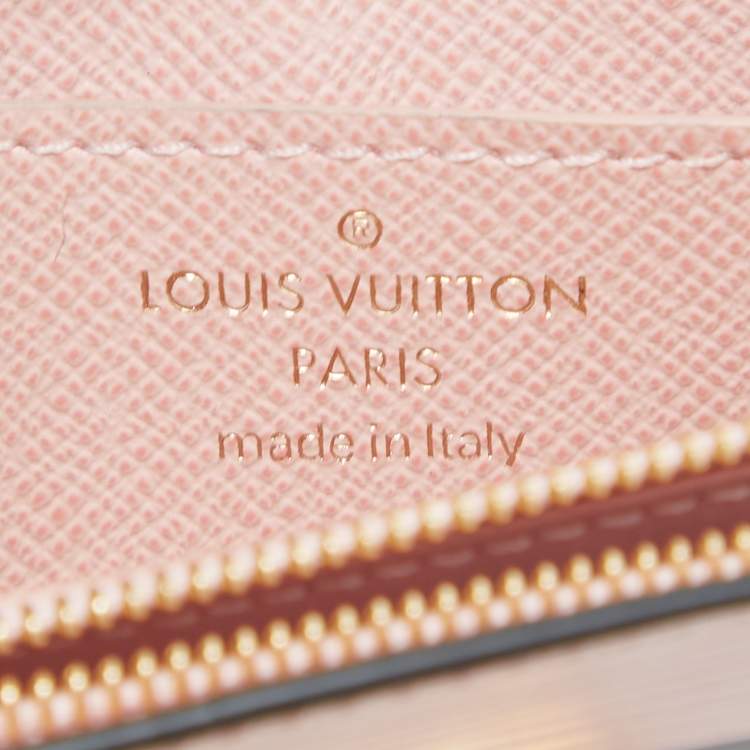 Pre Owned Louis Vuitton Rose Ballerine/Black Epi Leather Trunk Multicartes Wallet