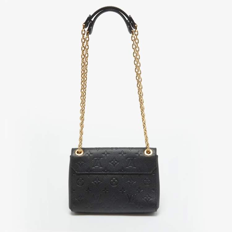 مملوكة مسبقًا Louis Vuitton Black Monogram Empreinte Leather Vavin BB Bag