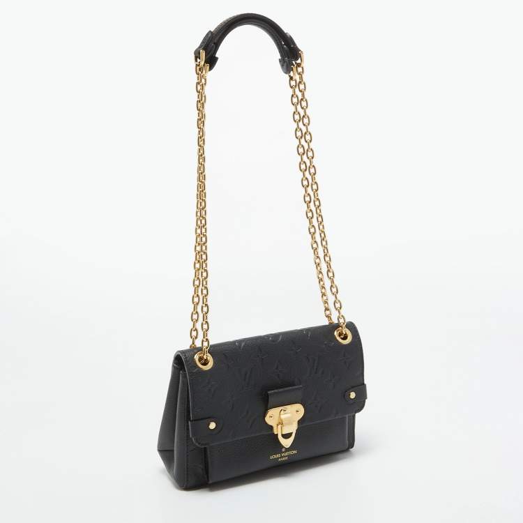 مملوكة مسبقًا Louis Vuitton Black Monogram Empreinte Leather Vavin BB Bag
