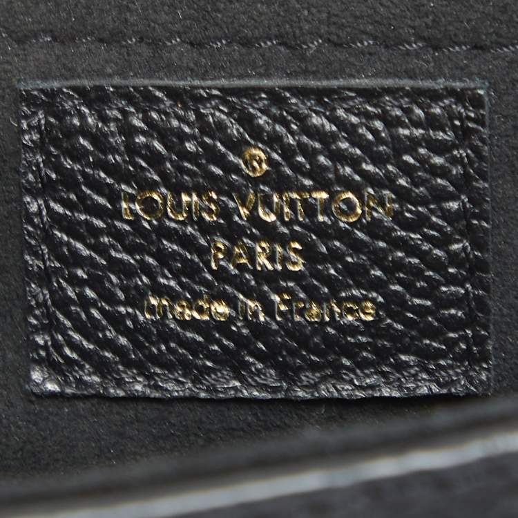 مملوكة مسبقًا Louis Vuitton Black Monogram Empreinte Leather Vavin BB Bag