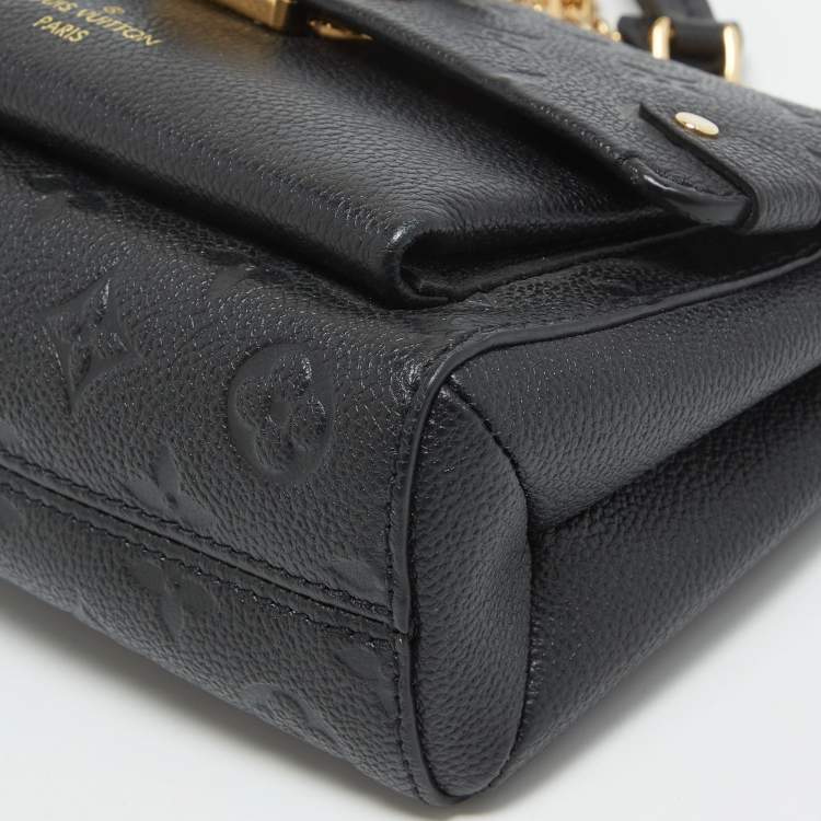 مملوكة مسبقًا Louis Vuitton Black Monogram Empreinte Leather Vavin BB Bag
