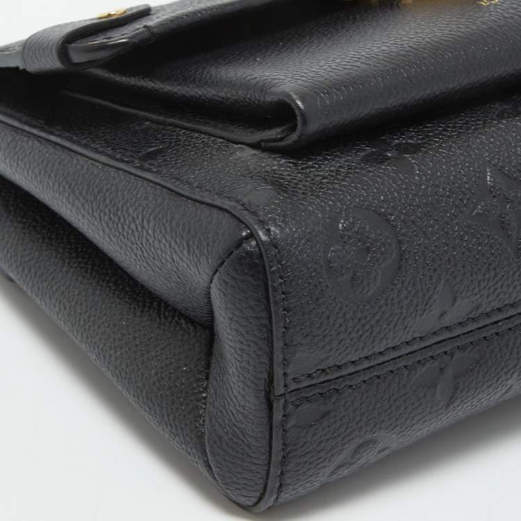 مملوكة مسبقًا Louis Vuitton Black Monogram Empreinte Leather Vavin BB Bag