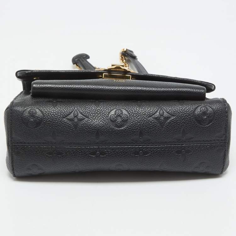 مملوكة مسبقًا Louis Vuitton Black Monogram Empreinte Leather Vavin BB Bag