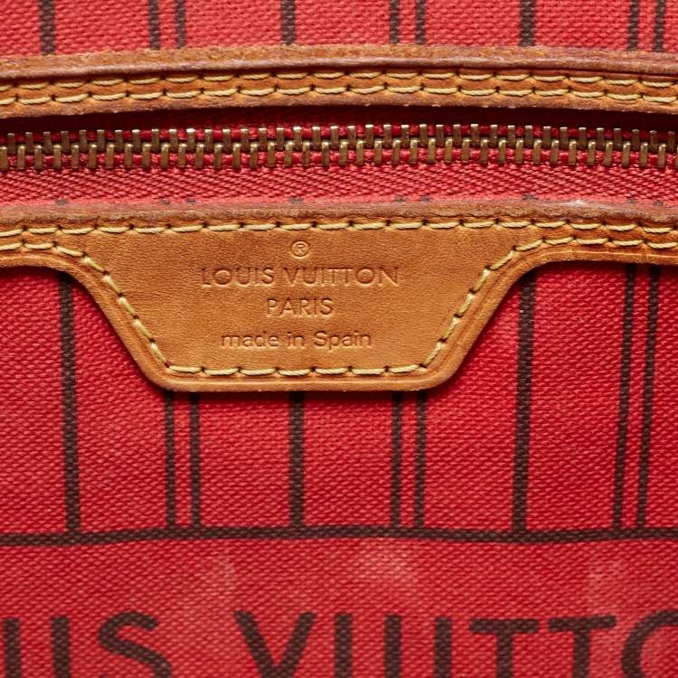 Pre Owned Louis Vuitton Monogram Canvas Neverfull MM Bag