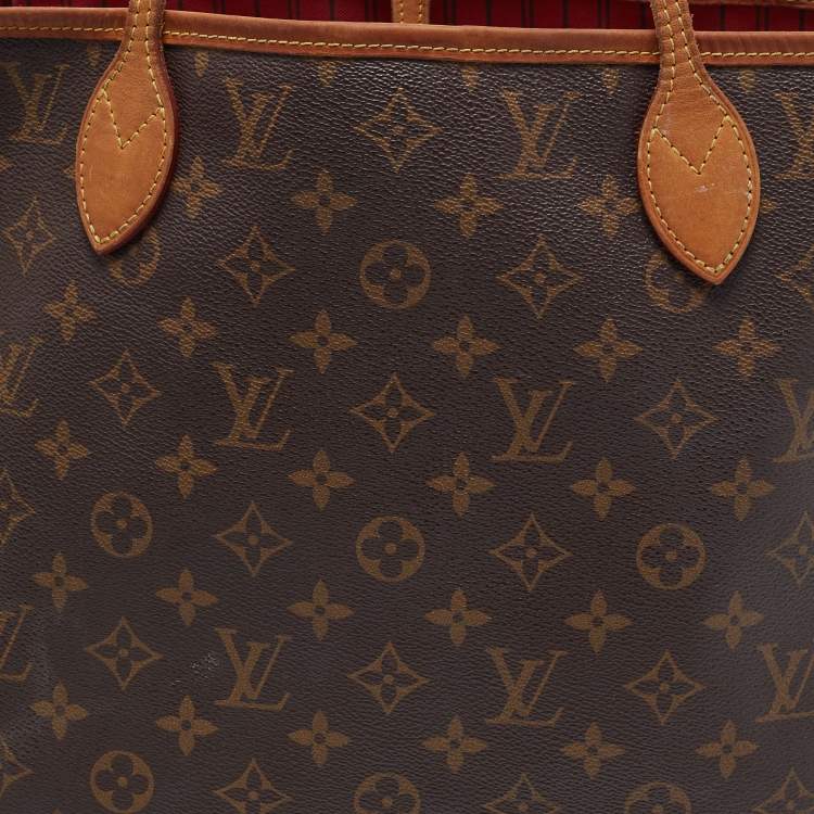 Pre Owned Louis Vuitton Monogram Canvas Neverfull MM Bag