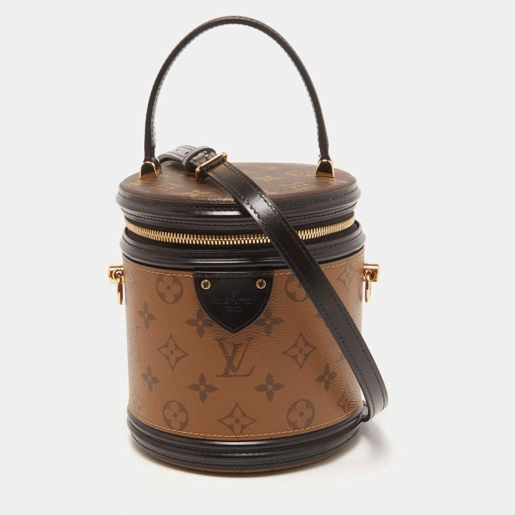 Pre Owned Louis Vuitton Reverse Monogram Canvas Cannes Bag