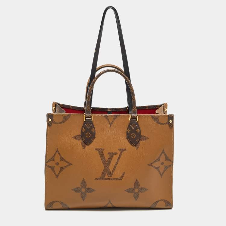 Pre Owned Louis Vuitton Reverse Monogram Canvas Giant Onthego MM Bag