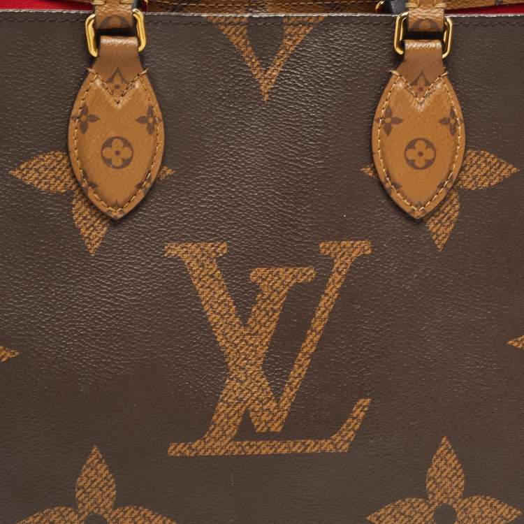 Pre Owned Louis Vuitton Reverse Monogram Canvas Giant Onthego MM Bag
