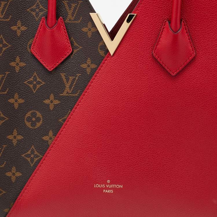 Pre Owned Louis Vuitton Cherry Monogram Canvas and Leather Kimono Bag