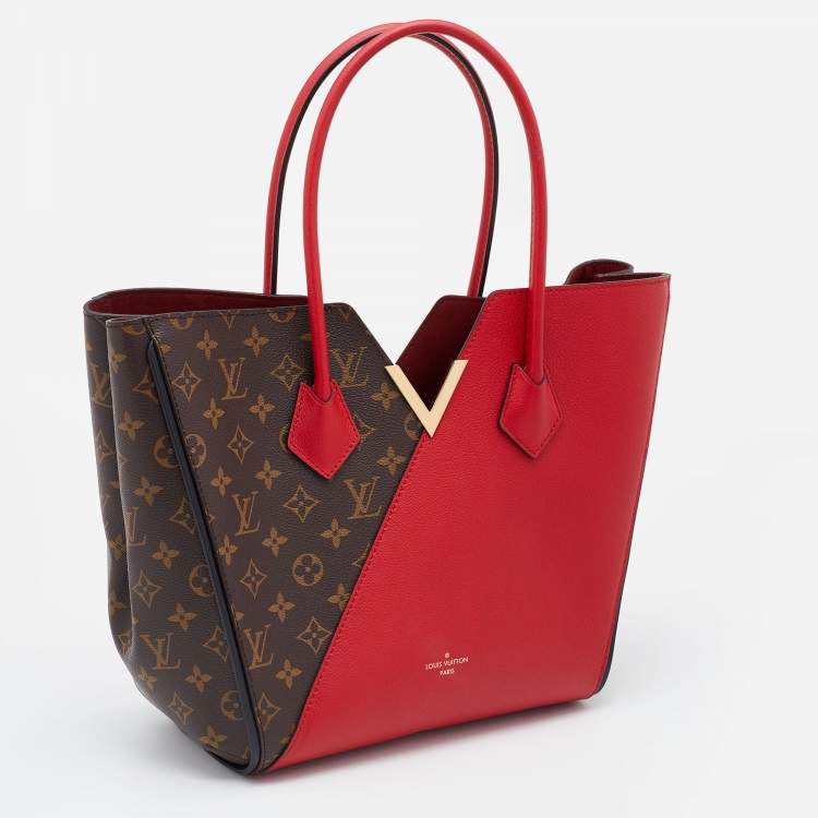 Pre Owned Louis Vuitton Cherry Monogram Canvas and Leather Kimono Bag