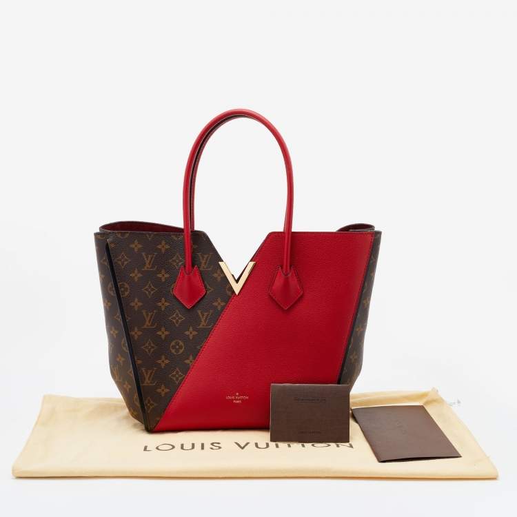 Pre Owned Louis Vuitton Cherry Monogram Canvas and Leather Kimono Bag