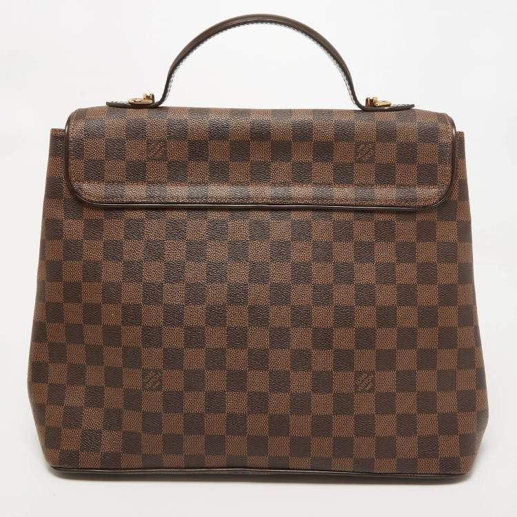 Pre Owned Louis Vuitton Damier Ebene Canvas Bergamo GM Bag