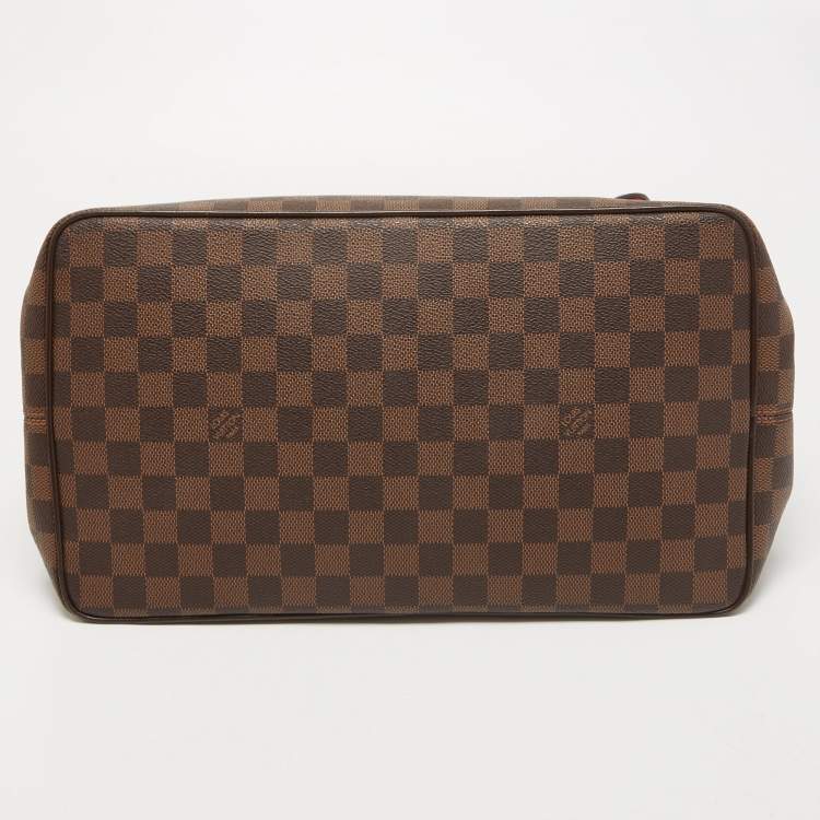 Pre Owned Louis Vuitton Damier Ebene Canvas Bergamo GM Bag
