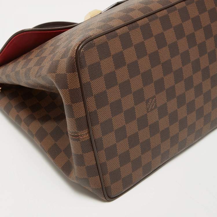 Pre Owned Louis Vuitton Damier Ebene Canvas Bergamo GM Bag