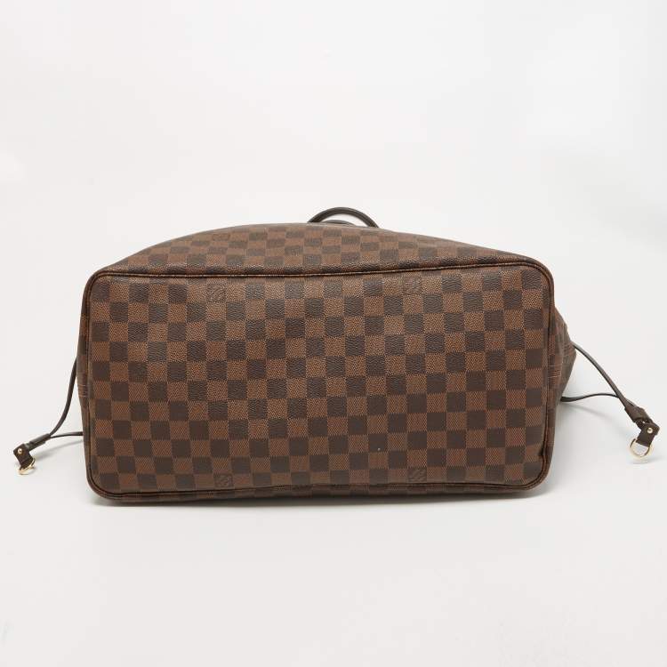Pre Owned Louis Vuitton Damier Ebene Canvas Neverfull GM Bag