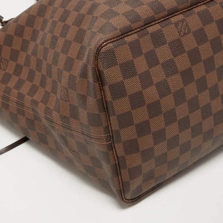 Pre Owned Louis Vuitton Damier Ebene Canvas Neverfull GM Bag