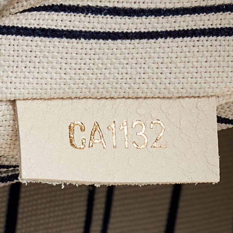 Pre Owned Louis Vuitton Neige Monogram Empreinte Leather Citadine PM Bag