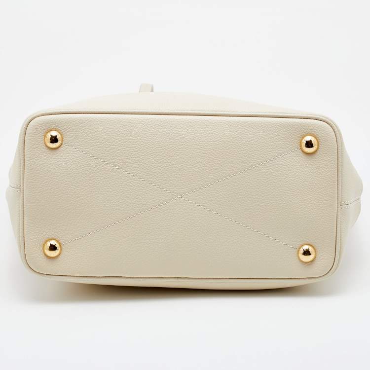 Pre Owned Louis Vuitton Neige Monogram Empreinte Leather Citadine PM Bag