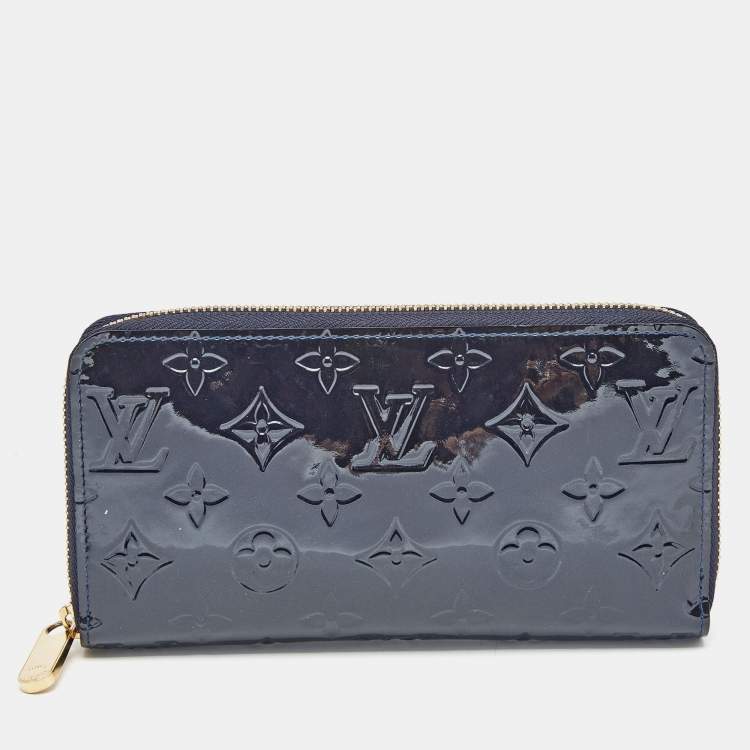 Louis Vuitton Blue Infini Monogram Vernis Zippy Wallet Louis