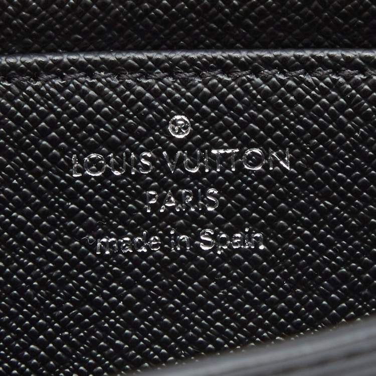Pre Owned Louis Vuitton Black Epi Leather Louise Wallet