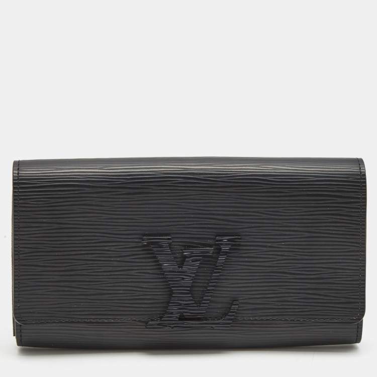 Louis Vuitton Black Epi Leather Louise Wallet