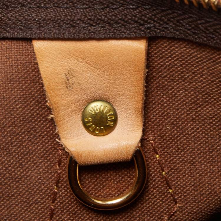 Pre Owned Louis Vuitton Pink Monogram Canvas Graffiti Stephen Sprouse Speedy 30 Bag