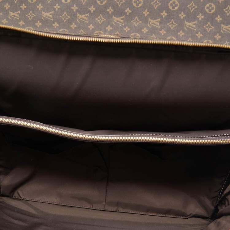 Pre Owned Louis Vuitton Fusain Monogram Idylle Fabric Epopee Rolling Luggage