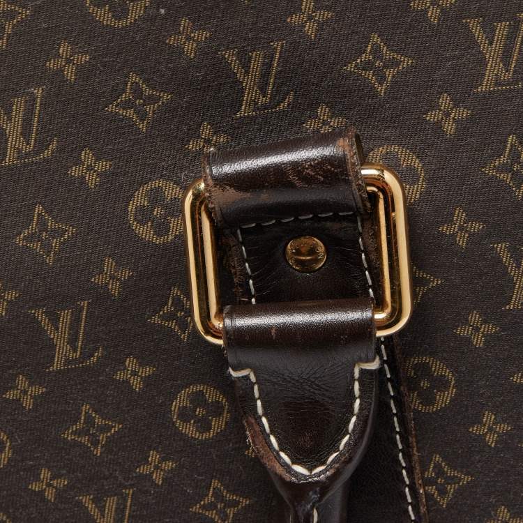 Pre Owned Louis Vuitton Fusain Monogram Idylle Fabric Epopee Rolling Luggage