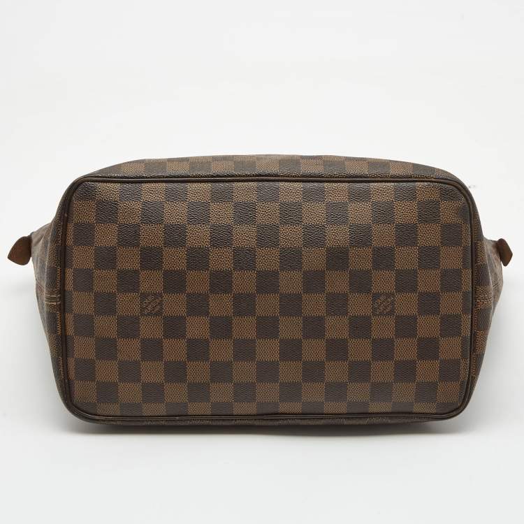 Pre Owned Louis Vuitton Damier Ebene Canvas Saleya MM Bag