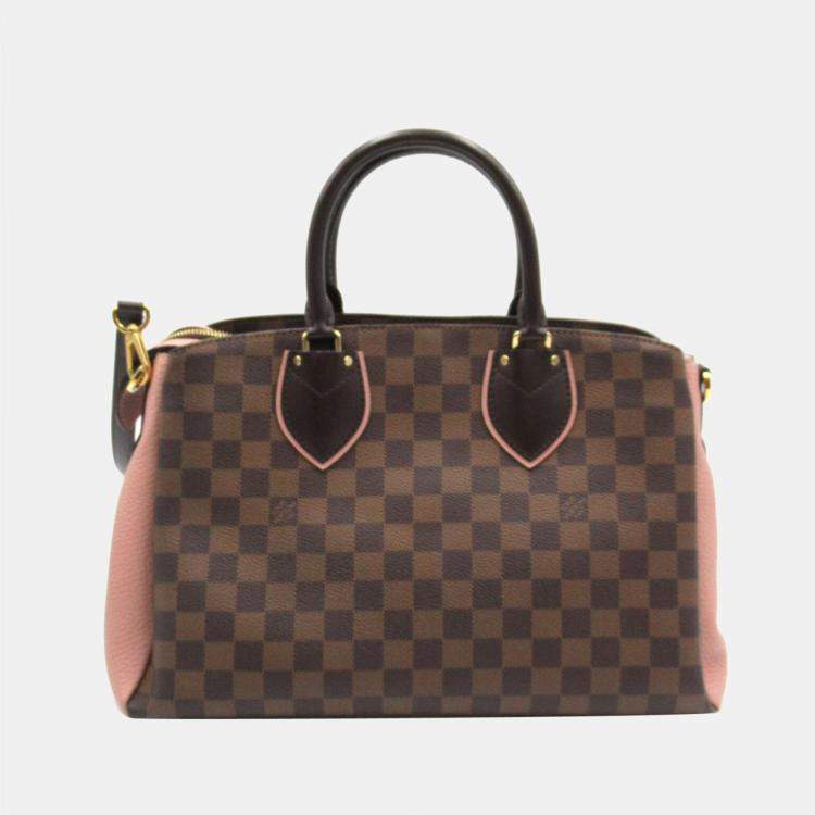 Pre Owned Louis Vuitton Brown Canvas Damier Ebene Normandy