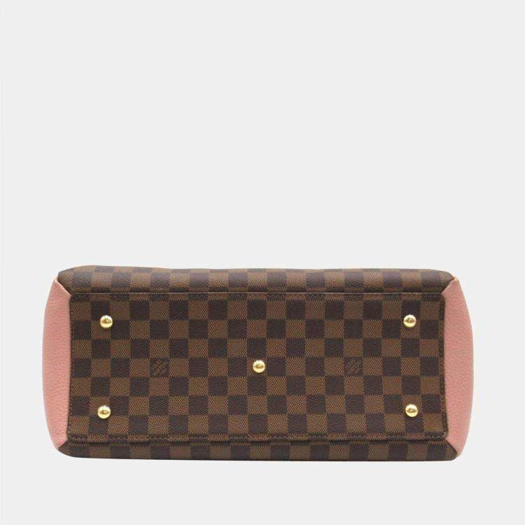 Pre Owned Louis Vuitton Brown Canvas Damier Ebene Normandy
