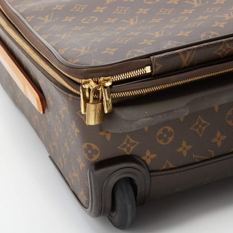 Pre Owned Louis Vuitton Monogram Canvas Business Pegase Legere 55 Luggage