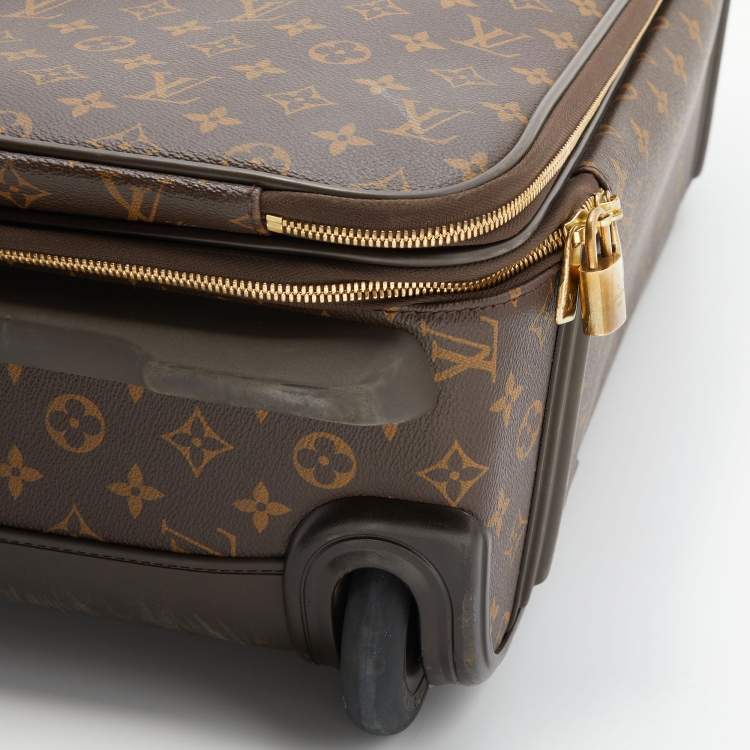 Pre Owned Louis Vuitton Monogram Canvas Business Pegase Legere 55 Luggage