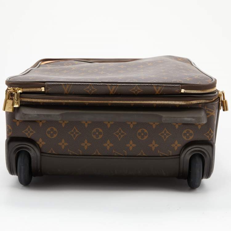 Pre Owned Louis Vuitton Monogram Canvas Business Pegase Legere 55 Luggage